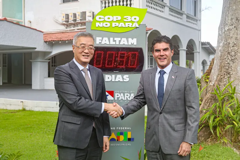 notícia: Governo do Pará e embaixada da China discutem parcerias comercias e preparação de Belém para a COP30