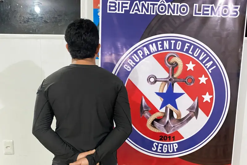 notícia: Equipe da Base Antônio Lemos em Breves prende homem foragido da Justiça