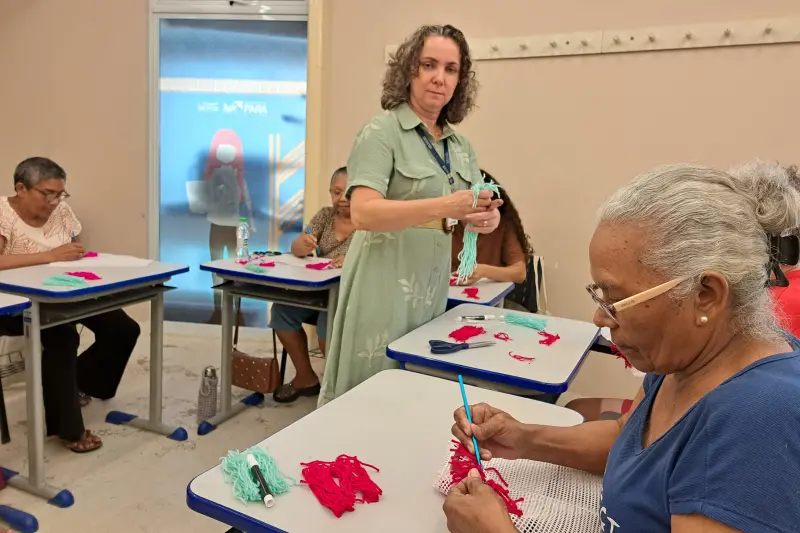 notícia: Sedeme promove curso de tapetes de retalhos na UsiPaz Jurunas /Condor em Belém