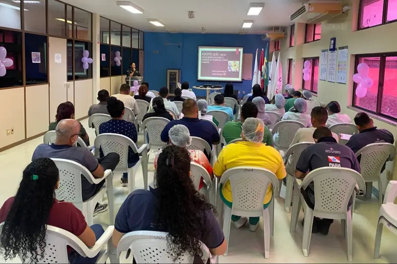 notícia: Hospital Regional do Marajó promove conscientização sobre violência contra a mulher