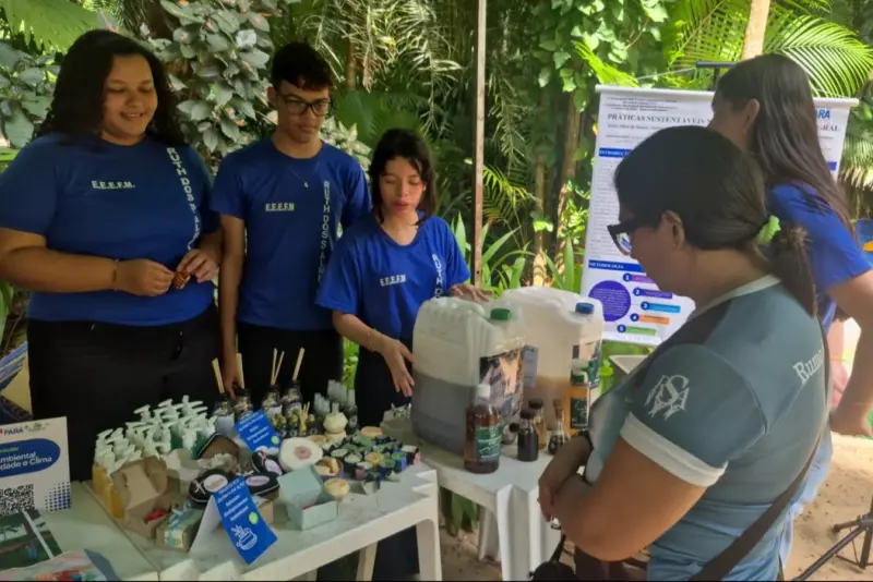 notícia: Estudantes da Seduc apresentam projetos de educação ambiental no Museu Emílio Goeldi