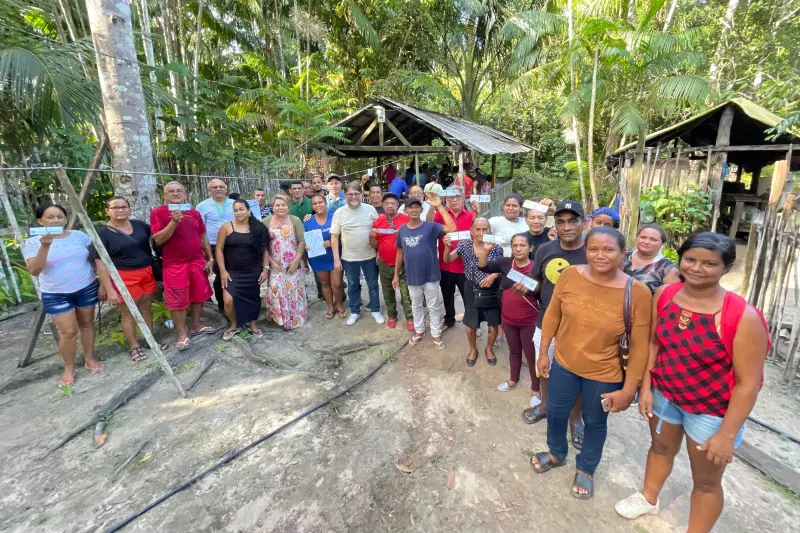 notícia:  Emater entrega 138 CAFs para famílias agricultoras do Vale do Acará