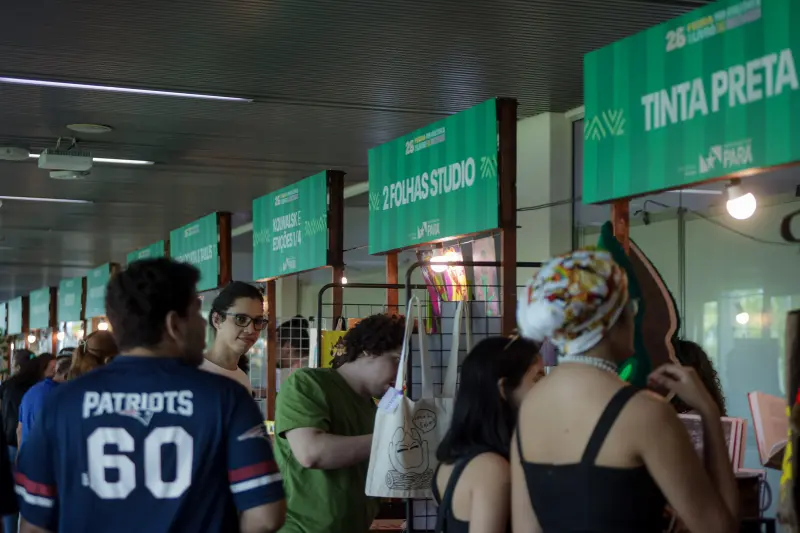 notícia: Beco do Artista valoriza inclusão e talentos na 28ª Feira Pan-Amazônica do Livro