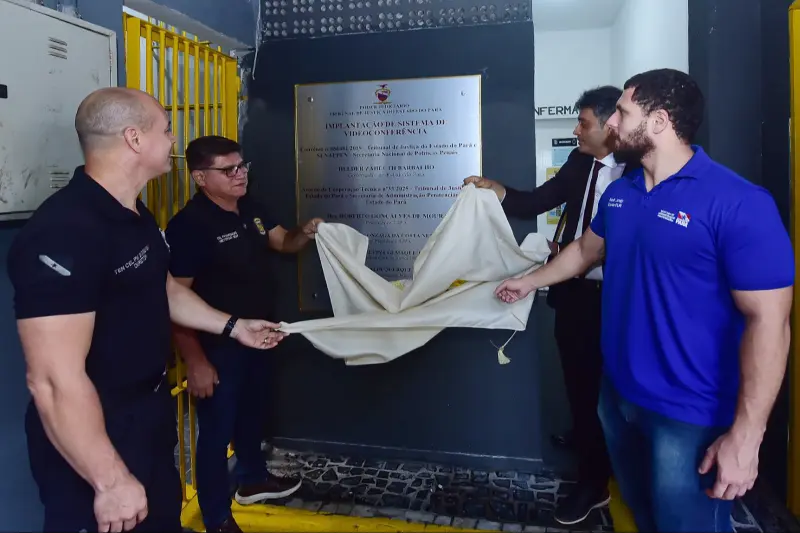 notícia: Salas de videoconferência são inauguradas nas unidades prisionais da Cidade Nova e Mosqueiro 