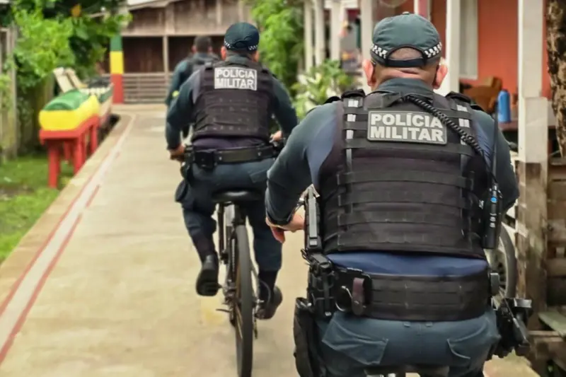 notícia: Policiamento ciclístico garante eficiência e presença da PM em Afuá na Ilha do Marajó