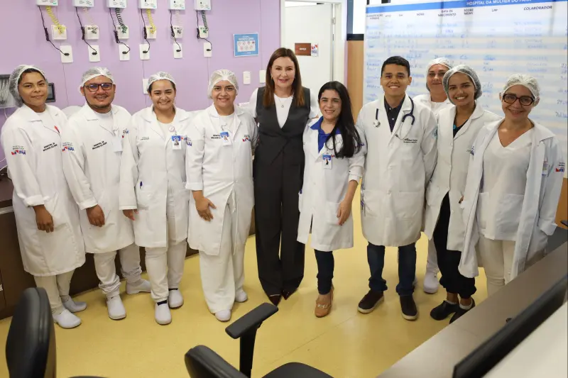 notícia: Vice-governadora visita o Hospital da Mulher celebrando mais de 150 mil atendimentos