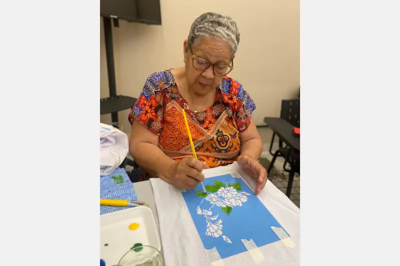 notícia: Sedeme  promove curso de pintura em tecidos na Usina da Paz Jurunas/Condor.