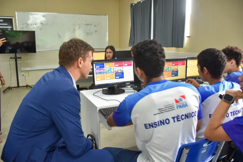 notícia: Educação técnica do Pará avança com certificação em Inteligência Artificial