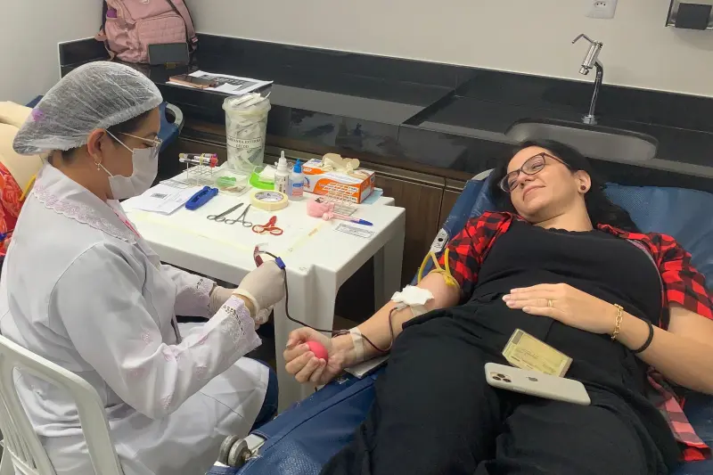 notícia: Hemopa realiza campanha de doação de sangue na Alepa