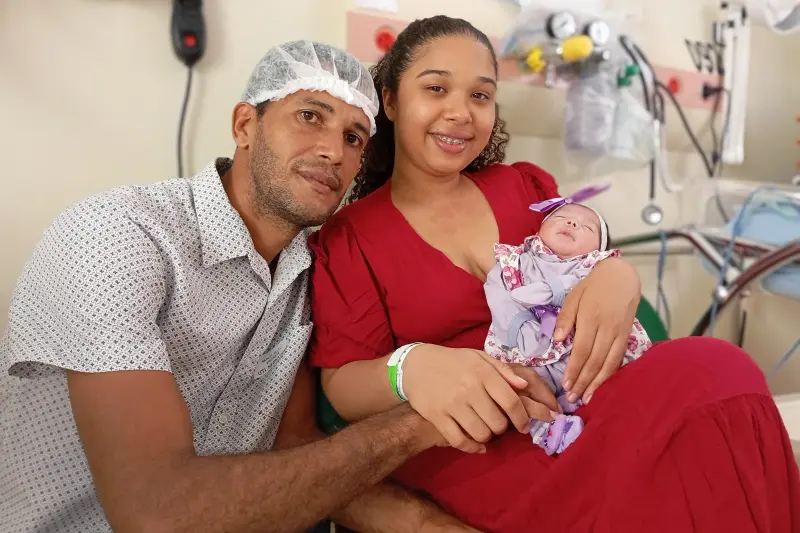 notícia: Bebê com prematuridade extrema recebe alta no Hospital Público da Transamazônica