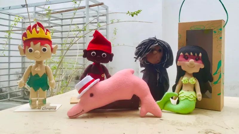 notícia: Personagens folclóricos são tema de oficina artesanal da Fundação Cultural do Pará 