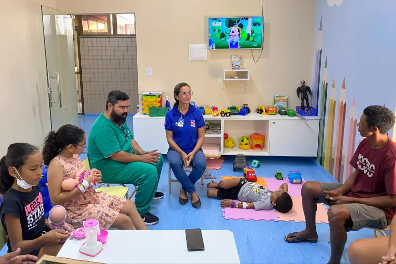 notícia: Hospital Geral de Tailândia promove atividades educativas pelo Dia Nacional da Infância