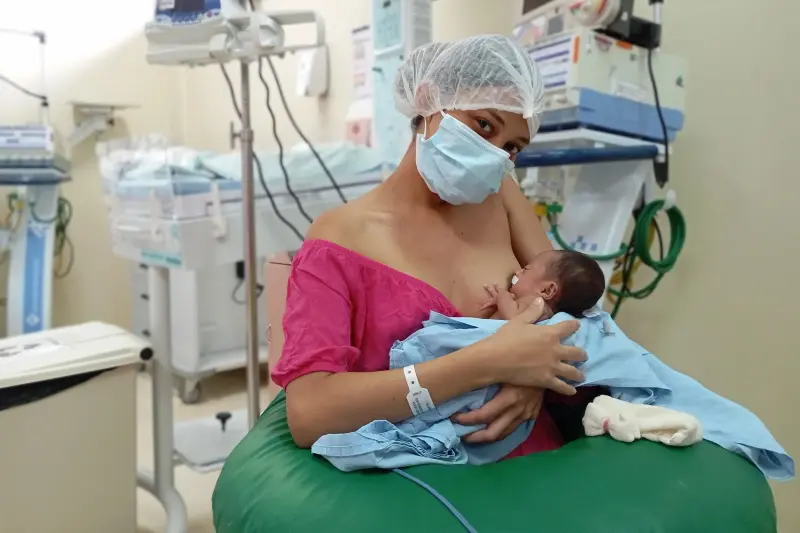 notícia: Mais valioso que ouro: Hospital da Transamazônica ressalta importância do aleitamento materno