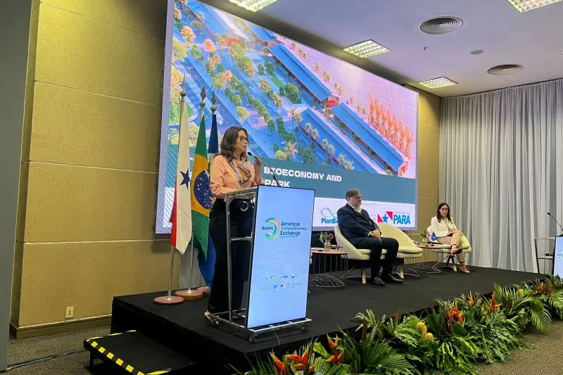 notícia: Estratégia estadual de fortalecimento da bioeconomia é apresentada em evento internacional 