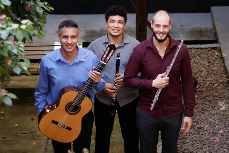 notícia: Música nos Museus apresenta grupo artístico da Fundação Carlos Gomes 'Toccata Brasilis'