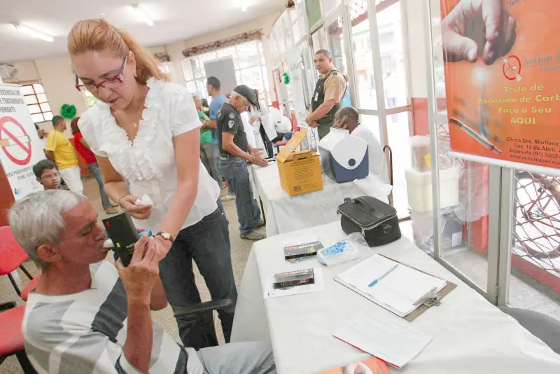 notícia: Sespa previne sobre os perigos do tabagismo para a saúde pela campanha Agosto Branco 