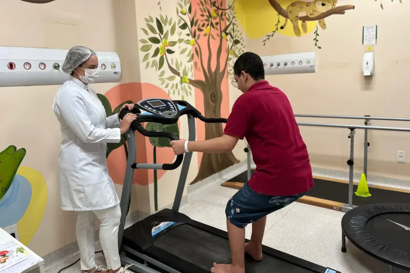 notícia: Fisioterapia é aliada no tratamento pediátrico no Hospital Oncológico Infantil Octávio Lobo