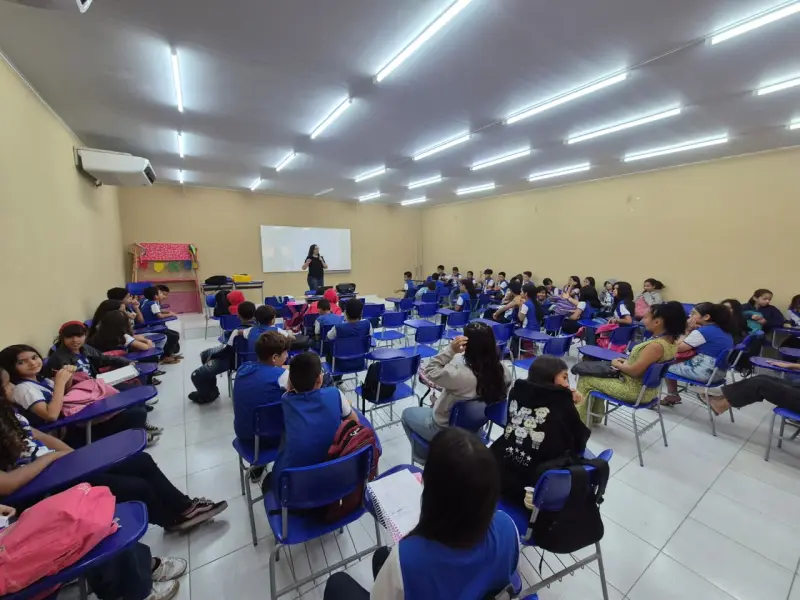 notícia: Escolas estaduais participam da Mostra de Cinema Ecofalante e envolvem estudantes em debates sobre educação ambiental