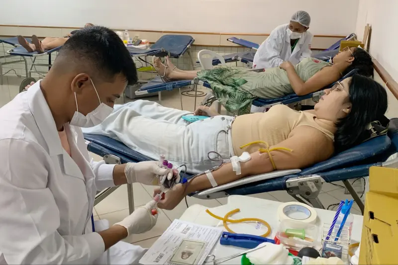 notícia: Hemopa e Unama realizam campanha de doação de sangue em Ananindeua