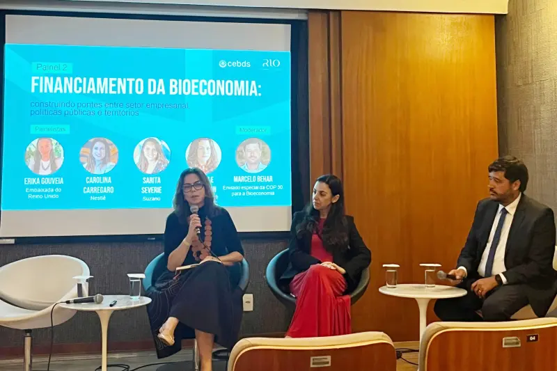notícia: Pará apresenta modelo pioneiro de bioeconomia na Semana do Clima do Rio de Janeiro