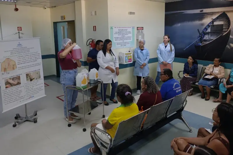 notícia: Hospital Regional do Marajó realiza ação educativa em alusão ao 'Dia D' da Diálise