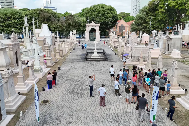 notícia: Estado entrega a segunda etapa das obras de restauro do Parque Cemitério Soledade