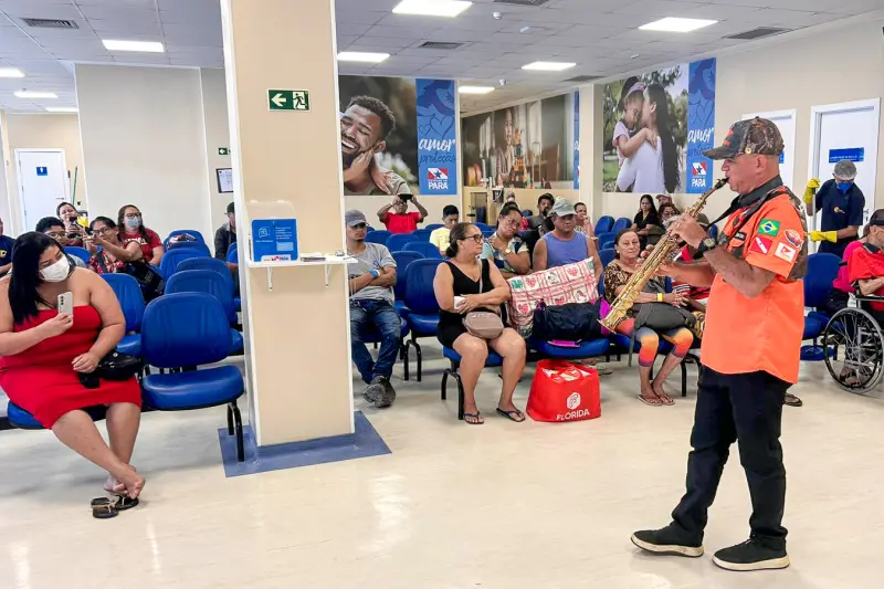 notícia: Pronto-Socorro Dr. Roberto Macedo promove musicoterapia para pacientes e profissionais