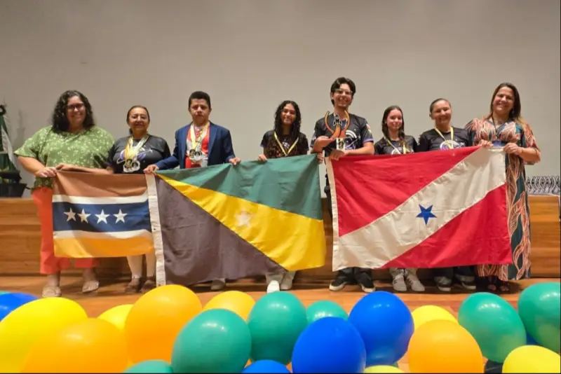 notícia: Estudantes estaduais de Ourilândia do Norte são destaque nacional na 2ª Jornada de Foguetes, em Brasília
