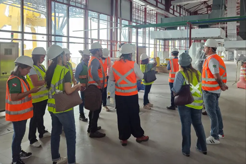 notícia: Comitê acompanha obras do Parque de Bioeconomia e Inovação da Amazônia