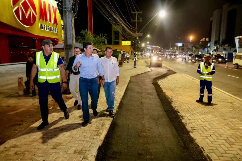 notícia: Governador acompanha fase final das obras do BRT Metropolitano