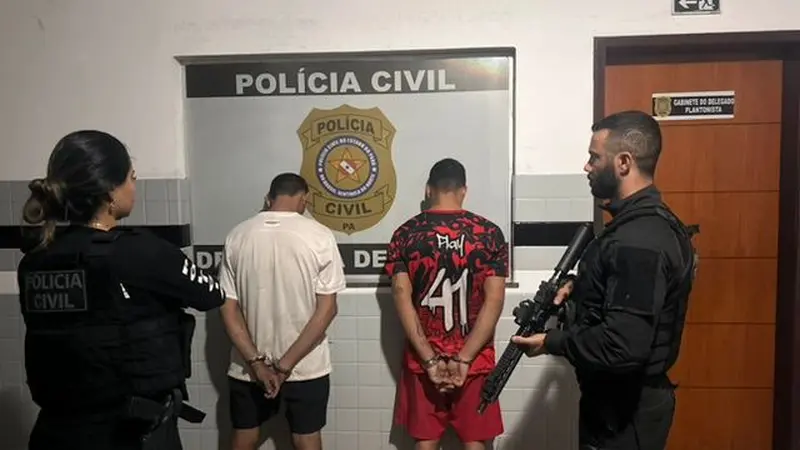 notícia: Dois homens são presos em flagrante pela Polícia Civil por roubo em Bragança