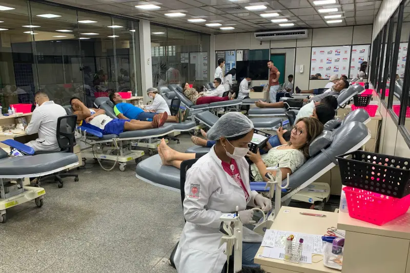 notícia: Doações de sangue crescem 6% no Pará e reforçam atuação do Hemopa em todo o Estado