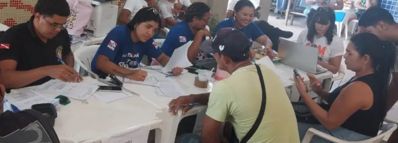 notícia: Estado garante à população mais de 900 atendimentos em ação no oeste paraense