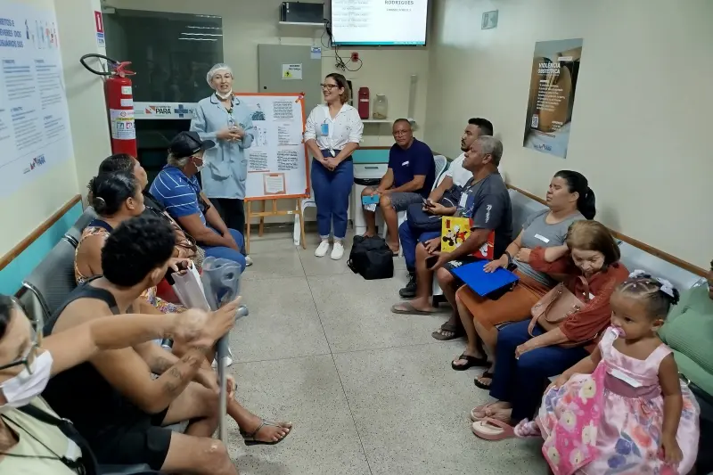 notícia: Hospital Regional de Marabá une cuidado e aprendizado em roda de conversa sobre esclerose múltipla