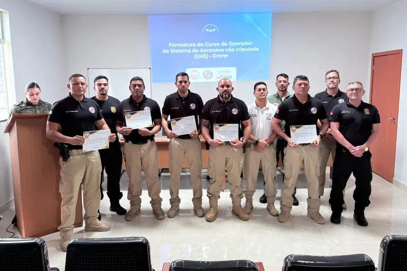 notícia: Seap forma operadores de drone para reforçar segurança no sistema prisional