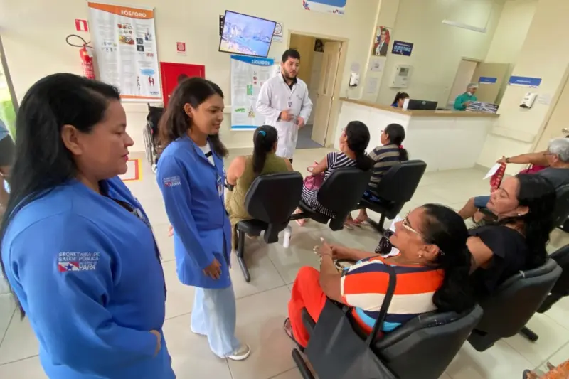 notícia: HRPC promove ação de sensibilização sobre a importância da doação de órgãos com usuários e acompanhantes