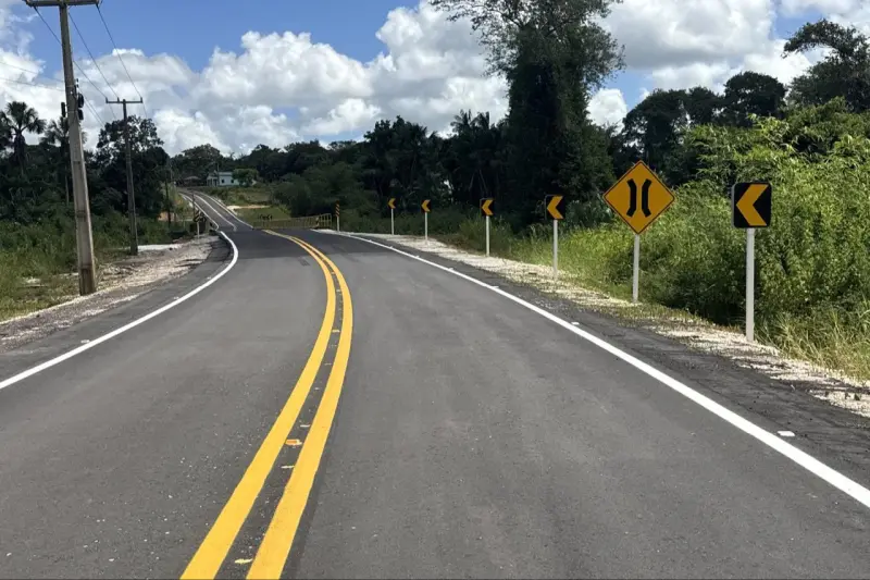 notícia: Pavimentação da rodovia PA-220, em Maracanã, será entregue à população neste sábado (6)