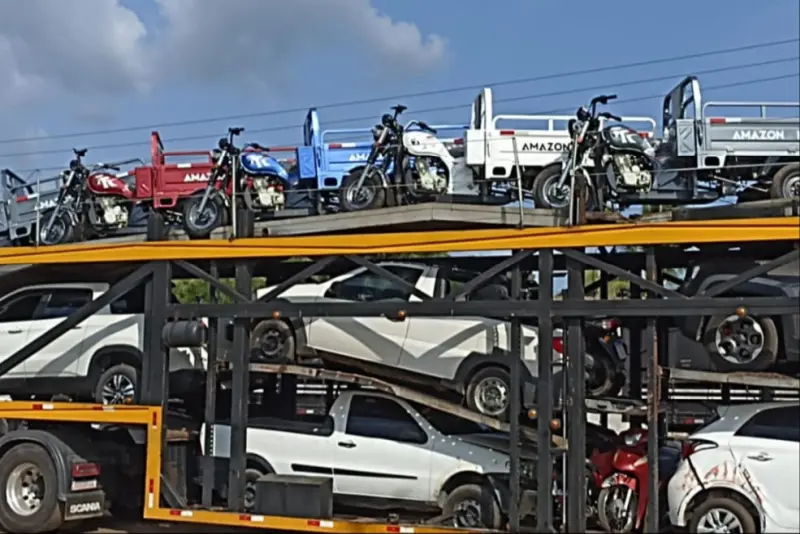 notícia: Sefa apreende triciclos e combustível transportados sem documentação fiscal