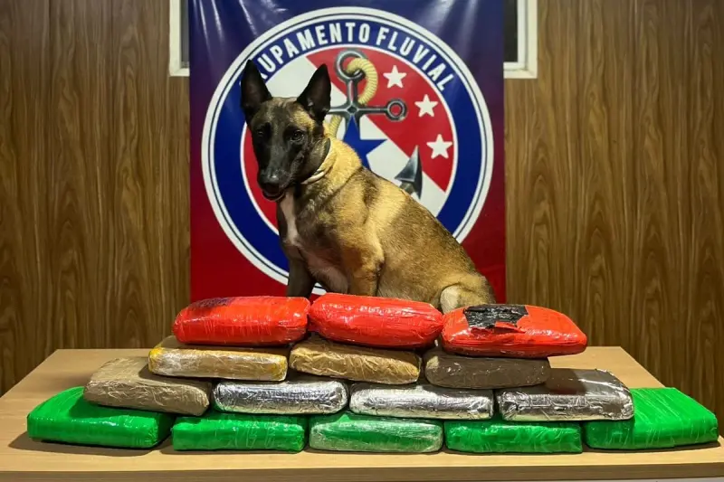 notícia: Mais de 16 kg de drogas são apreendidos em fiscalização da Base Candiru em Óbidos