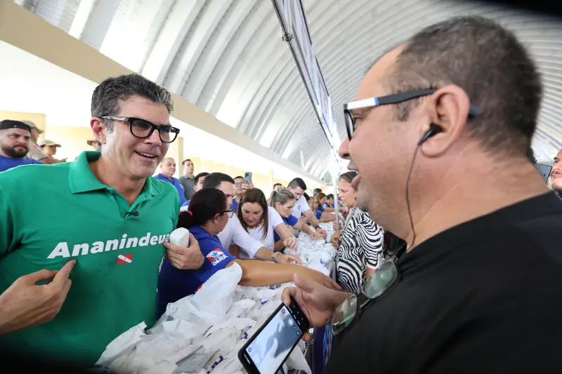 galeria: Agenda do Governador Helder Barbalho - Entrega de óculos programa por todas elas na usina do Icuí 