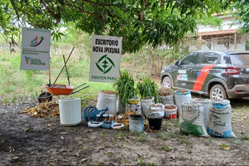 notícia: Oficinas orientam agricultores sobre utilização da compostagem orgânica como alternativa de sustentabilidade