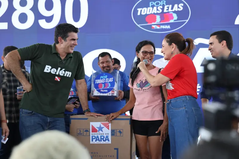 notícia: Usina da Paz do Bengui recebe serviços de saúde, lazer e cidadania em mais uma edição do programa 'Por Todas Elas'