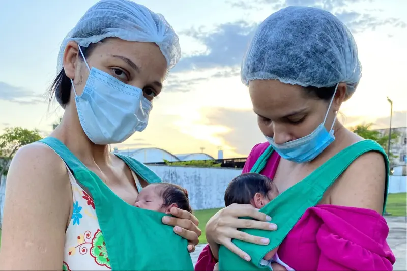 notícia: 'Método Canguru’ fortalece vínculo com bebê prematuro no Hospital Regional da Transamazônica