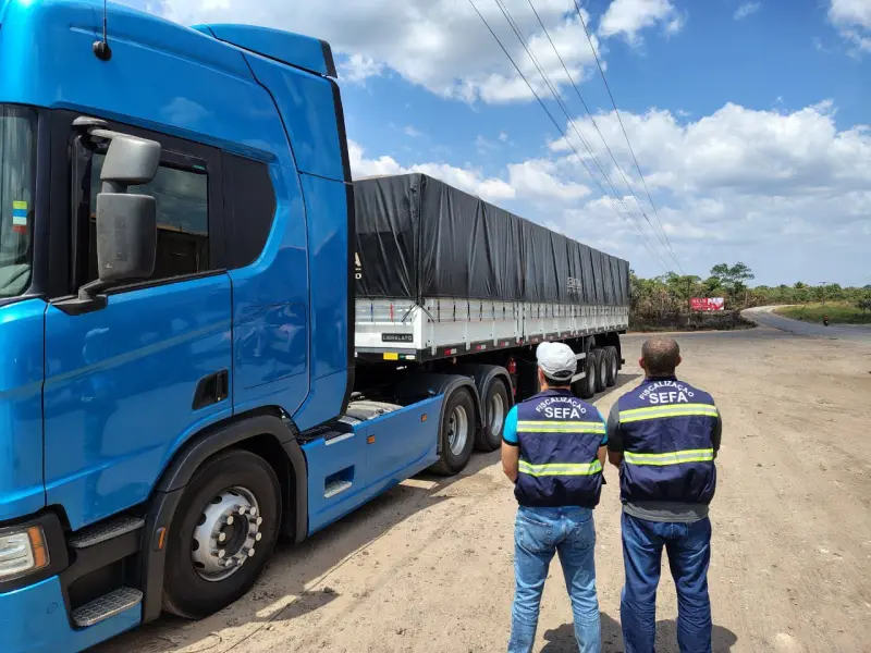 notícia: Sefa apreende 30 toneladas de açaí e 32 toneladas de farinha de trigo 