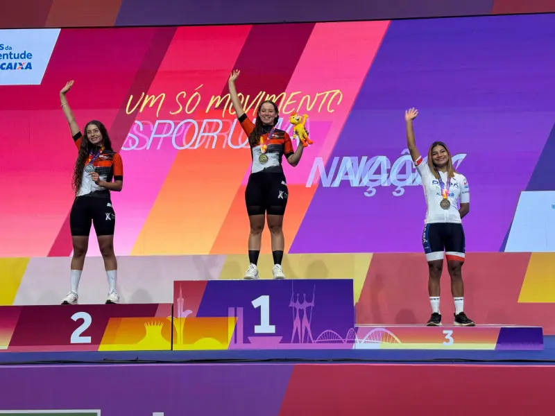 notícia: Pará conquista primeira medalha nos Jogos da Juventude com bronze no ciclismo
