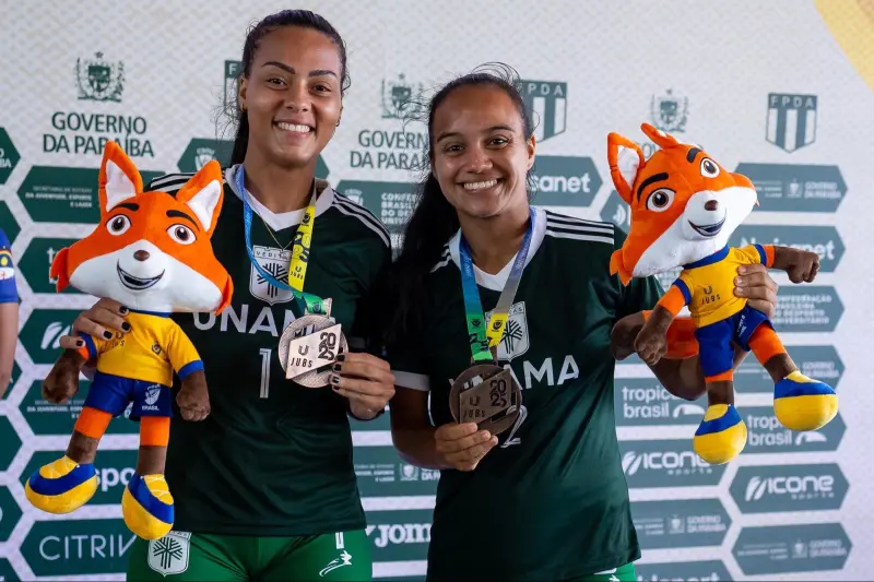 notícia: Paraenses conquistam medalha histórica no futevôlei nos Jogos Universitários Brasileiros de Praia