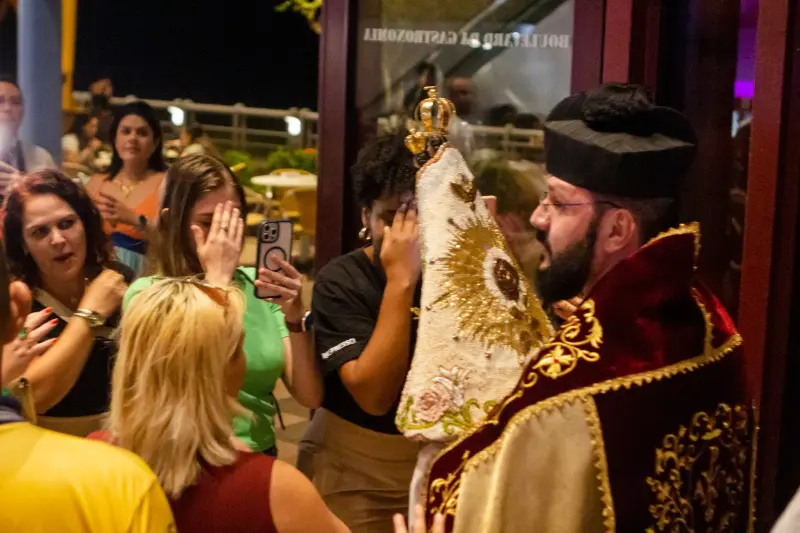 notícia: Imagem peregrina de Nossa Senhora de Nazaré visita a Estação das Docas no dia 18