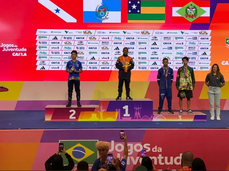 notícia: Com apoio do Governo do Pará, atleta conquista prata no Wrestling nos Jogos da Juventude