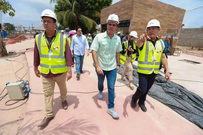 notícia: Helder Barbalho visita obras do Terminal Hidroviário Turístico da Tamandaré, em Belém