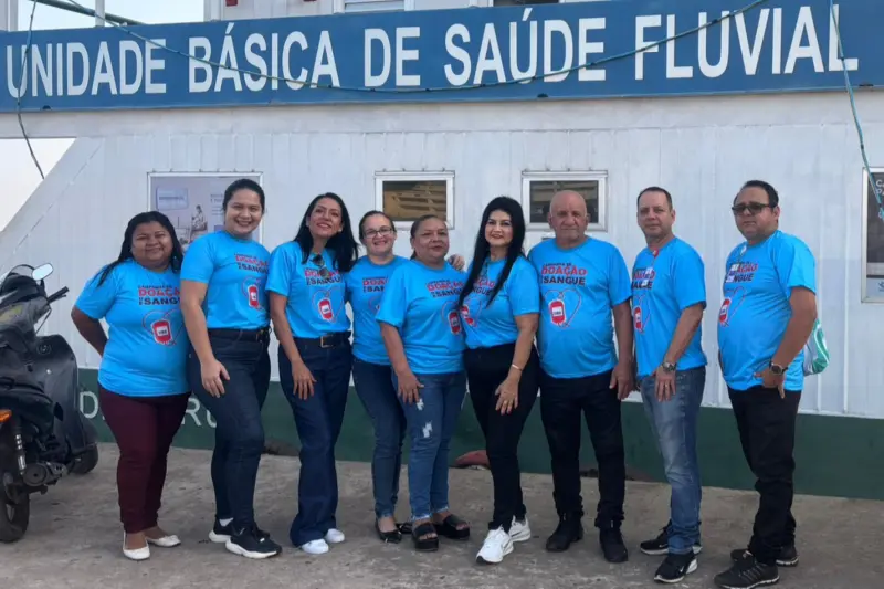 notícia: Hemopa Santarém leva estrutura de coleta de sangue e mobiliza Juruti em campanha solidária